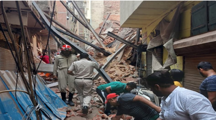 Building Collapses Azad Market